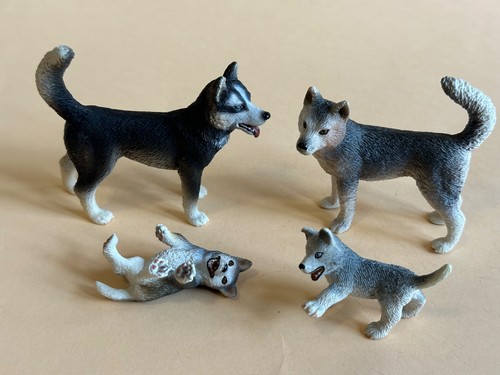 Schleich husky dog family male - husky,