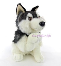 Sitting Husky Puppy Plush Soft