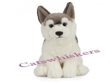Sitting Husky Puppy Plush Soft