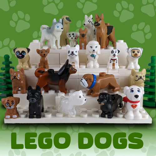 Lego dogs minifigure scale - scale,