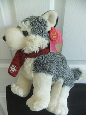 25cm KEEL HUSKY PUPPY DOG RED